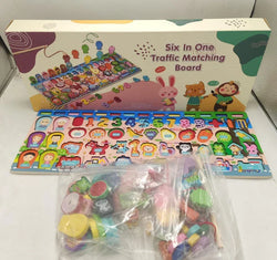 KidzLearn – 6-in-1 Traffic Matching & Counting Board